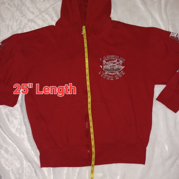 *SOLD* Laughlin River Run 2019 Zip Up Hoodie - Picture 5 of 10